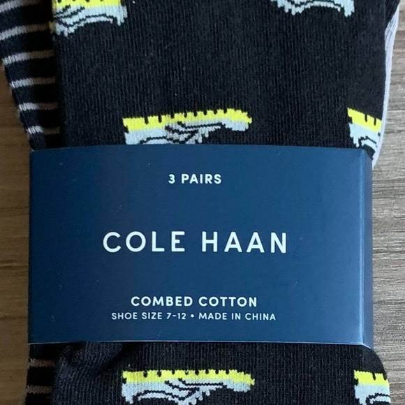 COLE HAAN Men's 3-Pack Zerogrand Socks